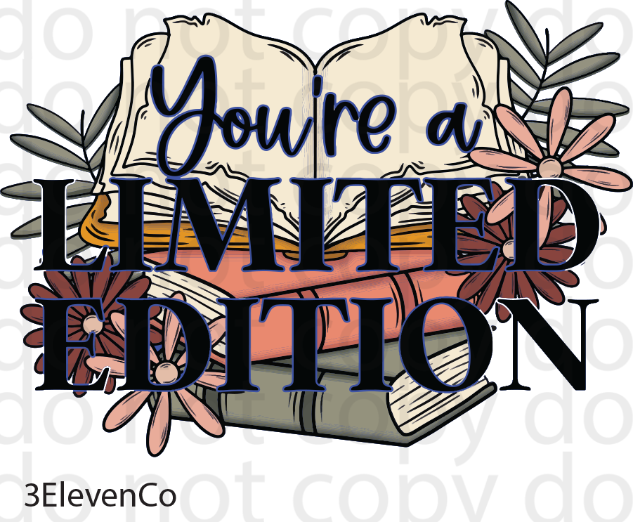 you're limited edition decal or sticker