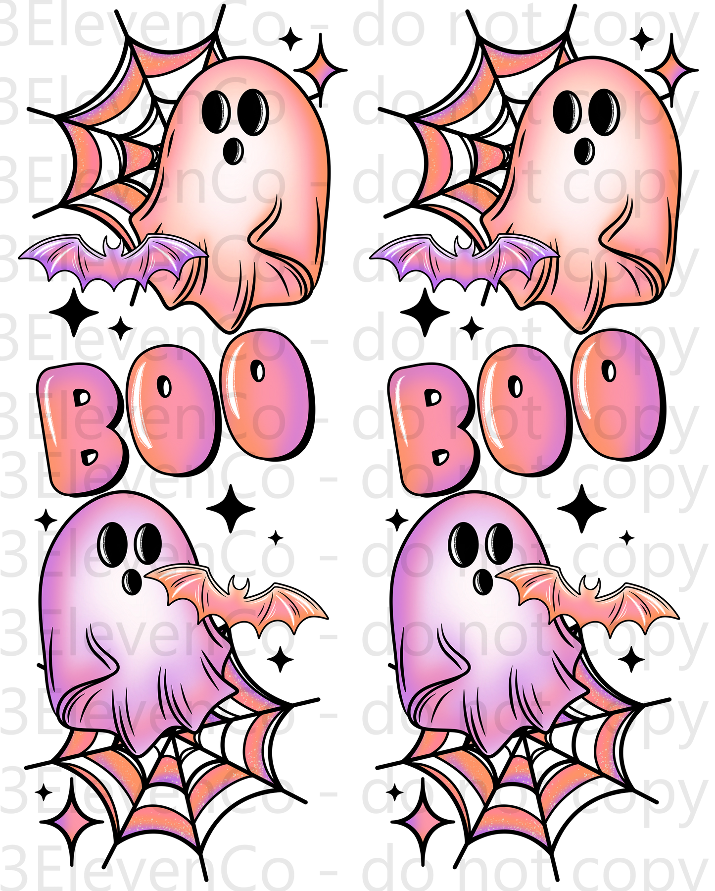 CS 2024 boo seamless vinyl sheet | decal | vinyl wrap | UV wrap | DTF + sleeves