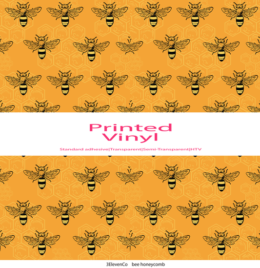 Bee honeycomb by Paxton Projects vinyl sheet