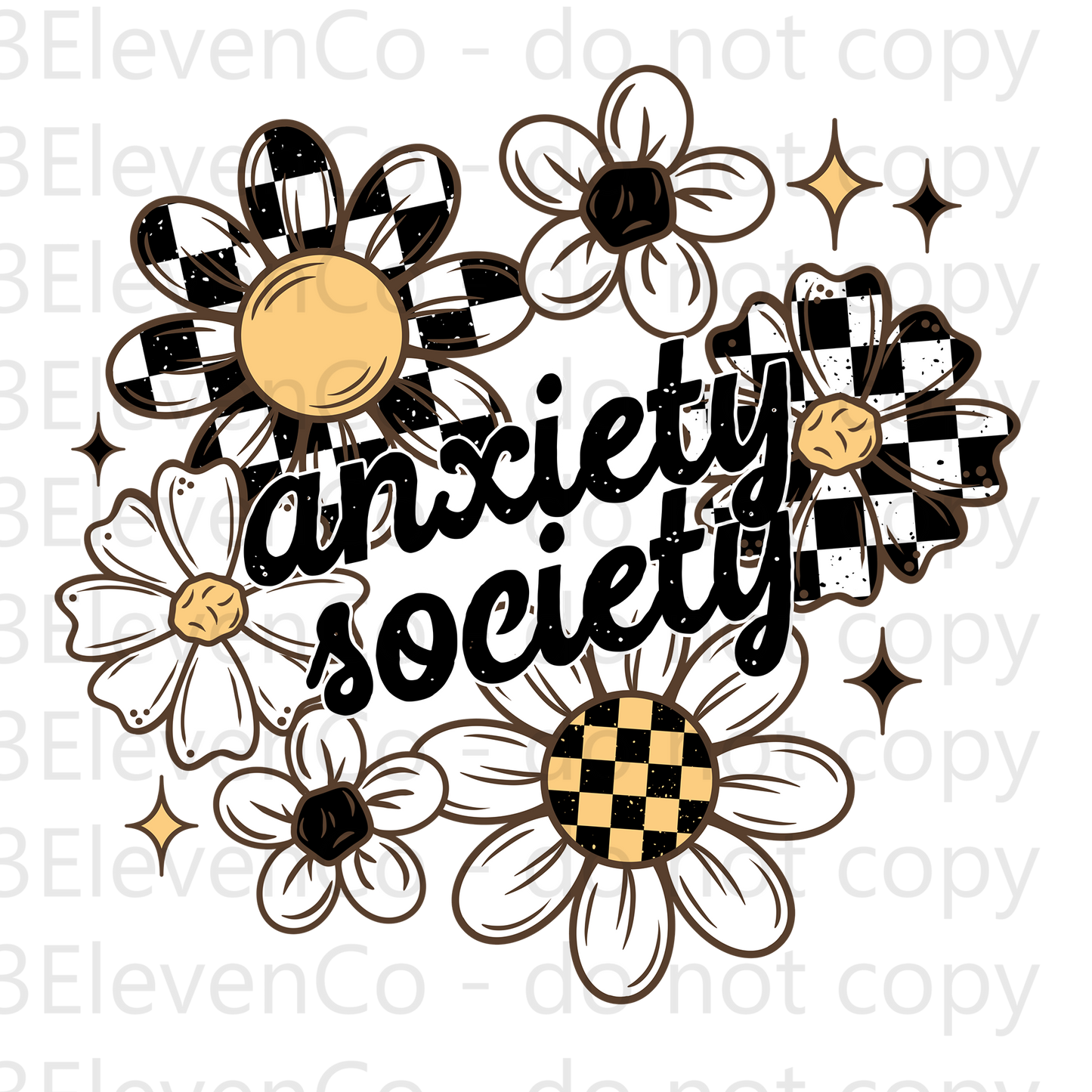 CS 2024 anxiety society UV DTF decal (dec)