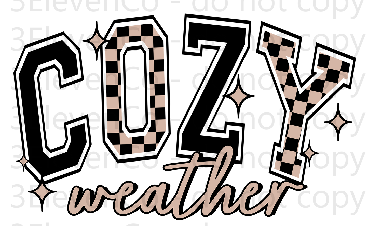 CS 2024 cozy weather UV DTF decal (dec)