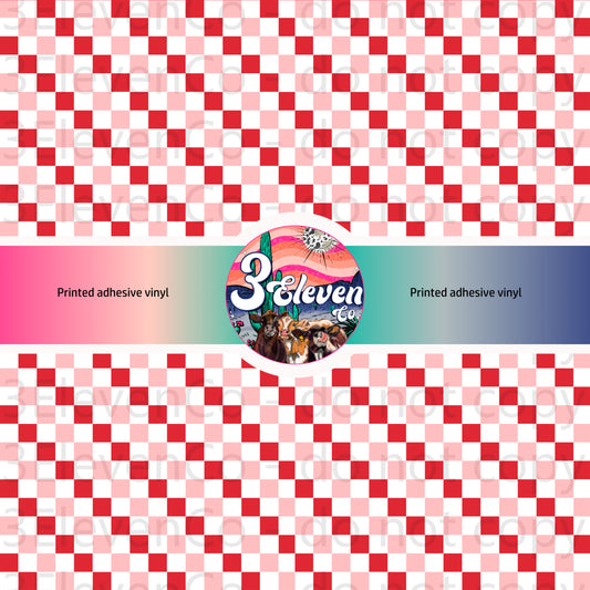 CS 2024 peppermint checker vinyl sheet sept