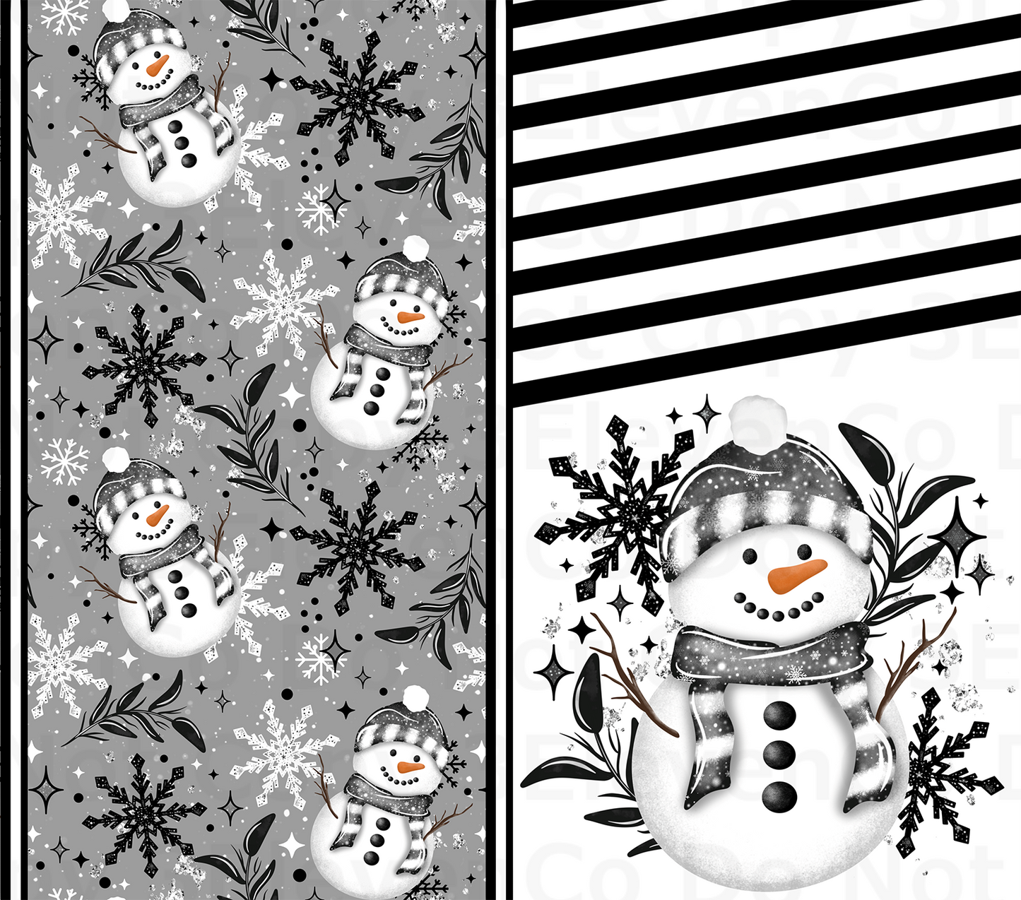 CS 2024 snowman vinyl sheet | decal | UV wrap | vinyl wrap | DTF (oct15)