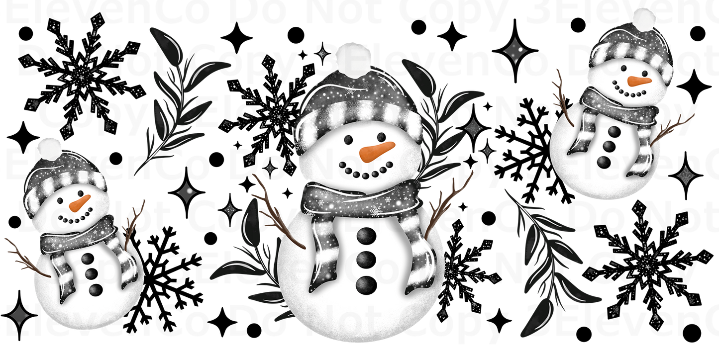 CS 2024 snowman vinyl sheet | decal | UV wrap | vinyl wrap | DTF (oct15)