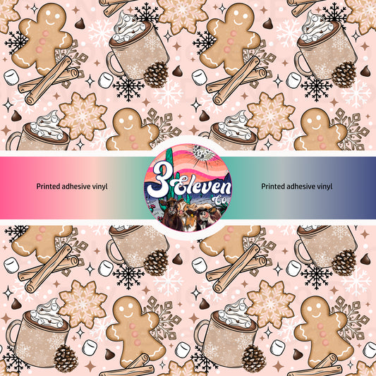 CS 2024 sweater weather gingerbread vinyl sheet | decal | UV wrap | vinyl wrap | DTF (oct15)