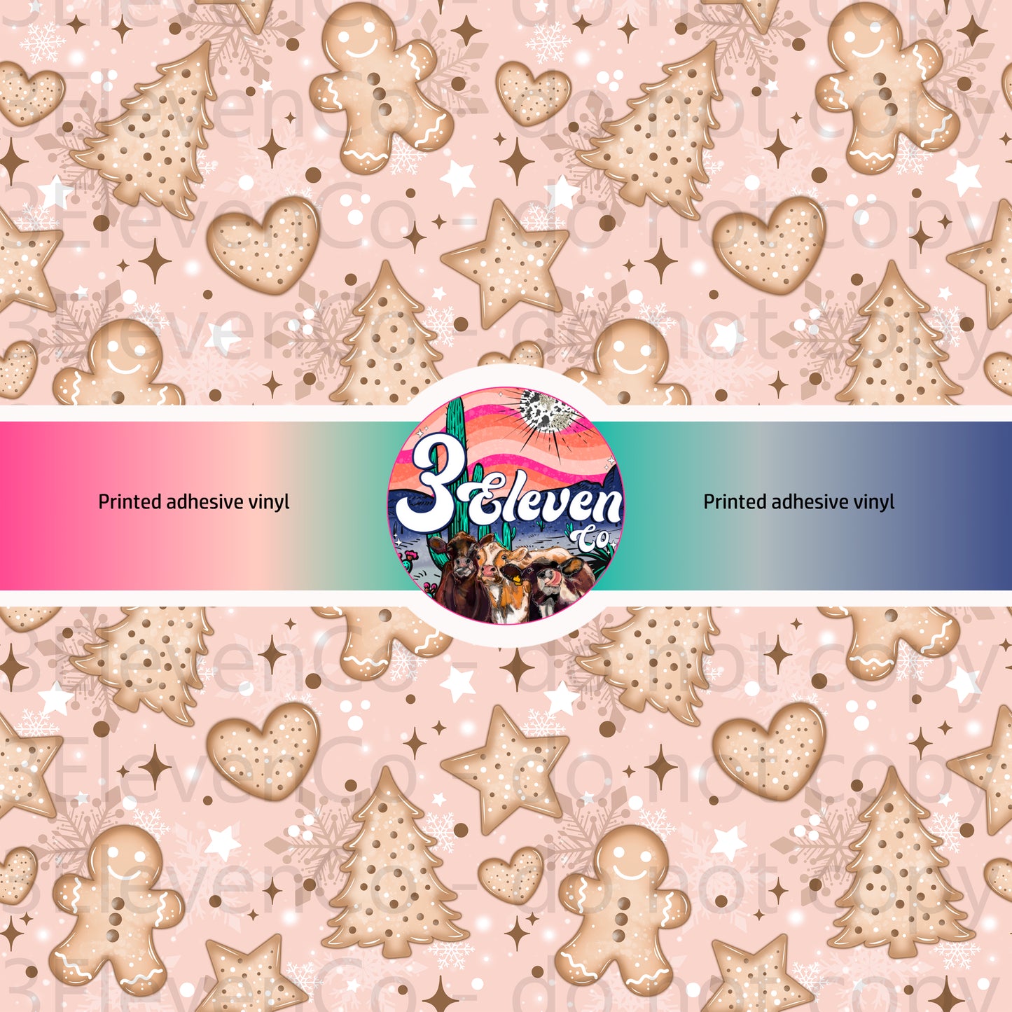 CS 2024 Christmas cookie junkie vinyl sheet | decal | UV wrap | DTF sept