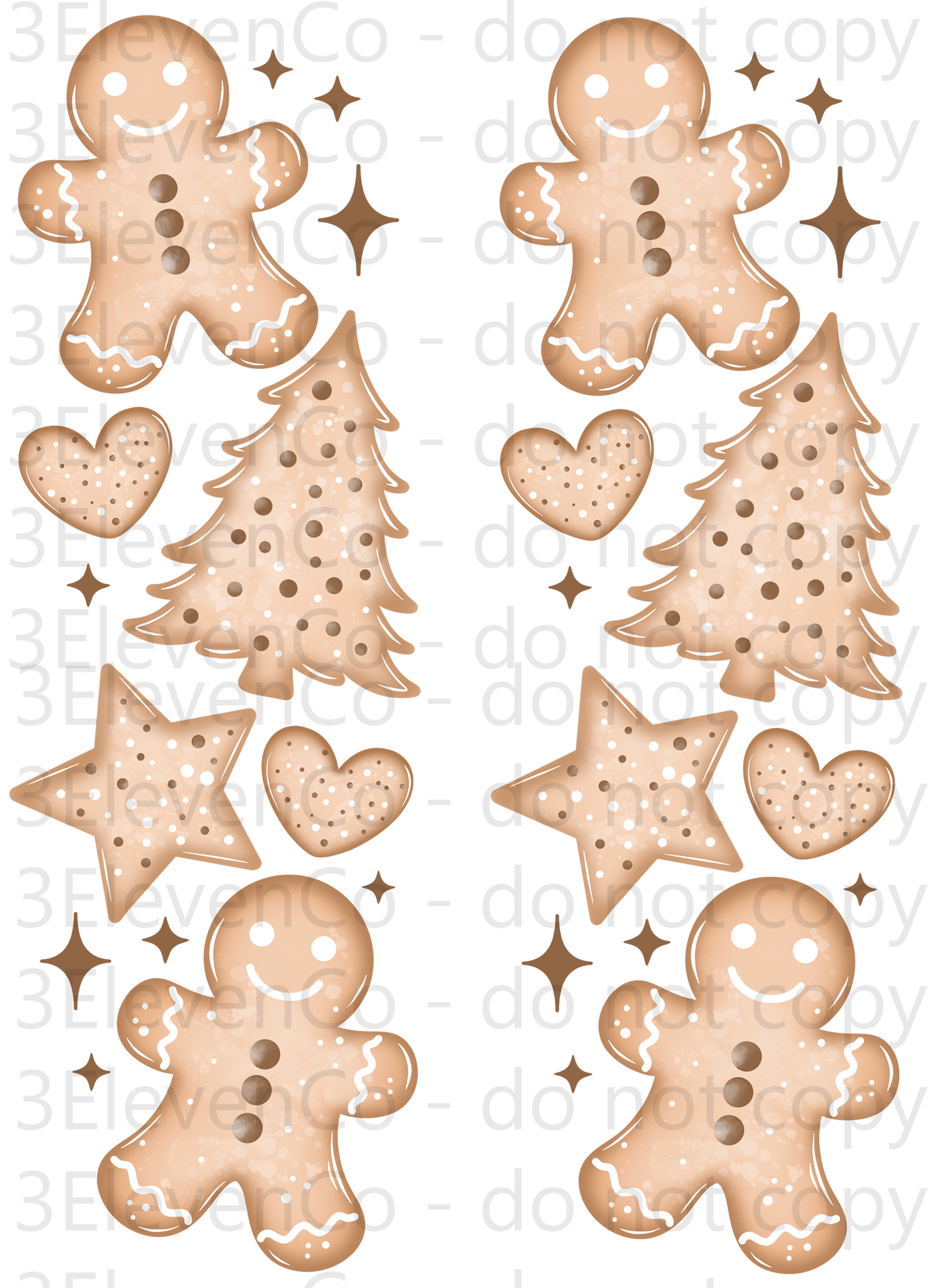 CS 2024 Christmas cookie junkie vinyl sheet | decal | UV wrap | DTF sept