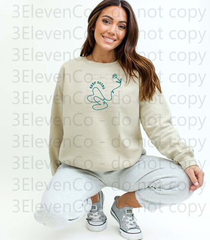 Keep Going embroidered tee or sweatshirt