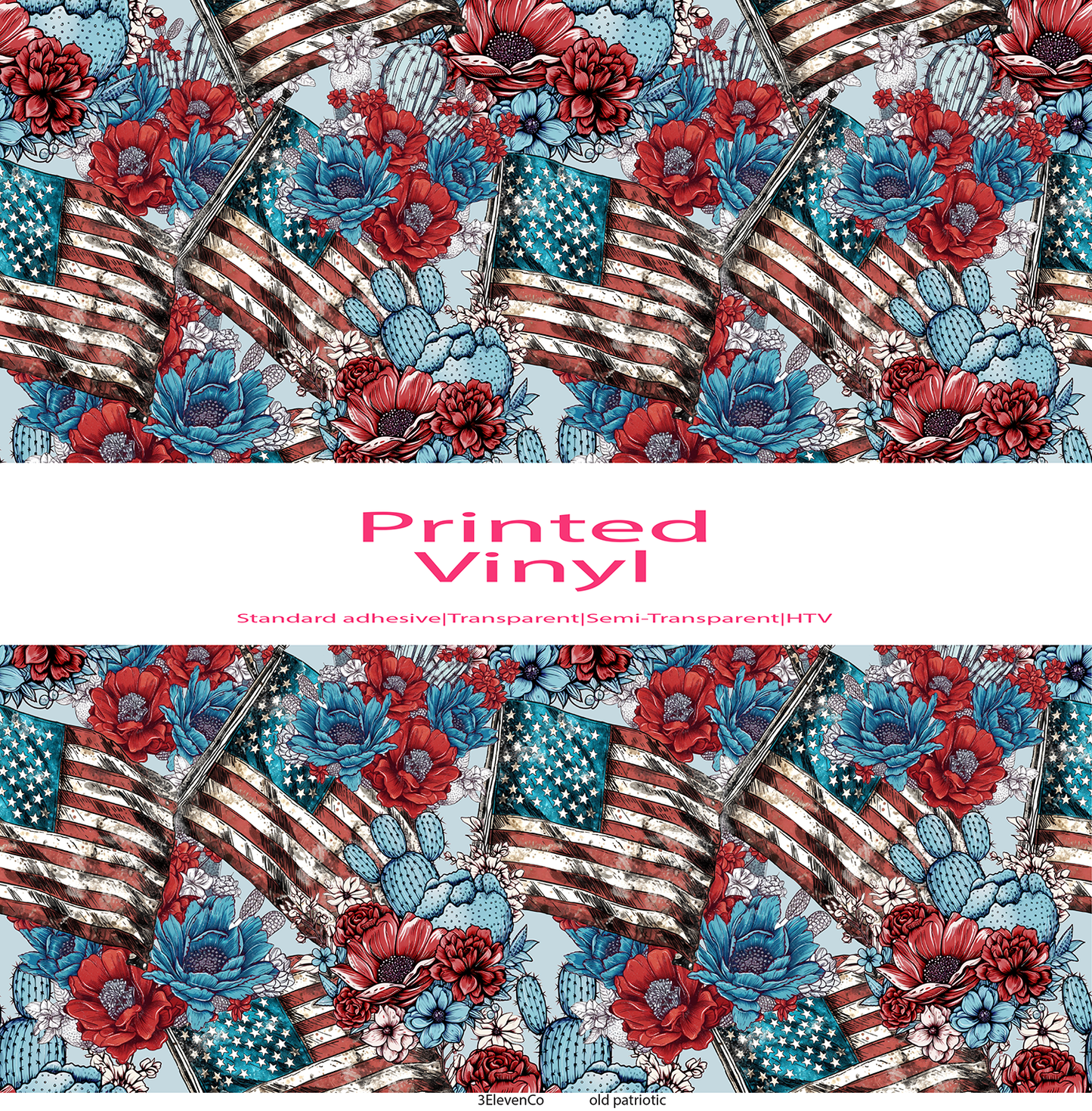 Old patriotic vinyl sheet