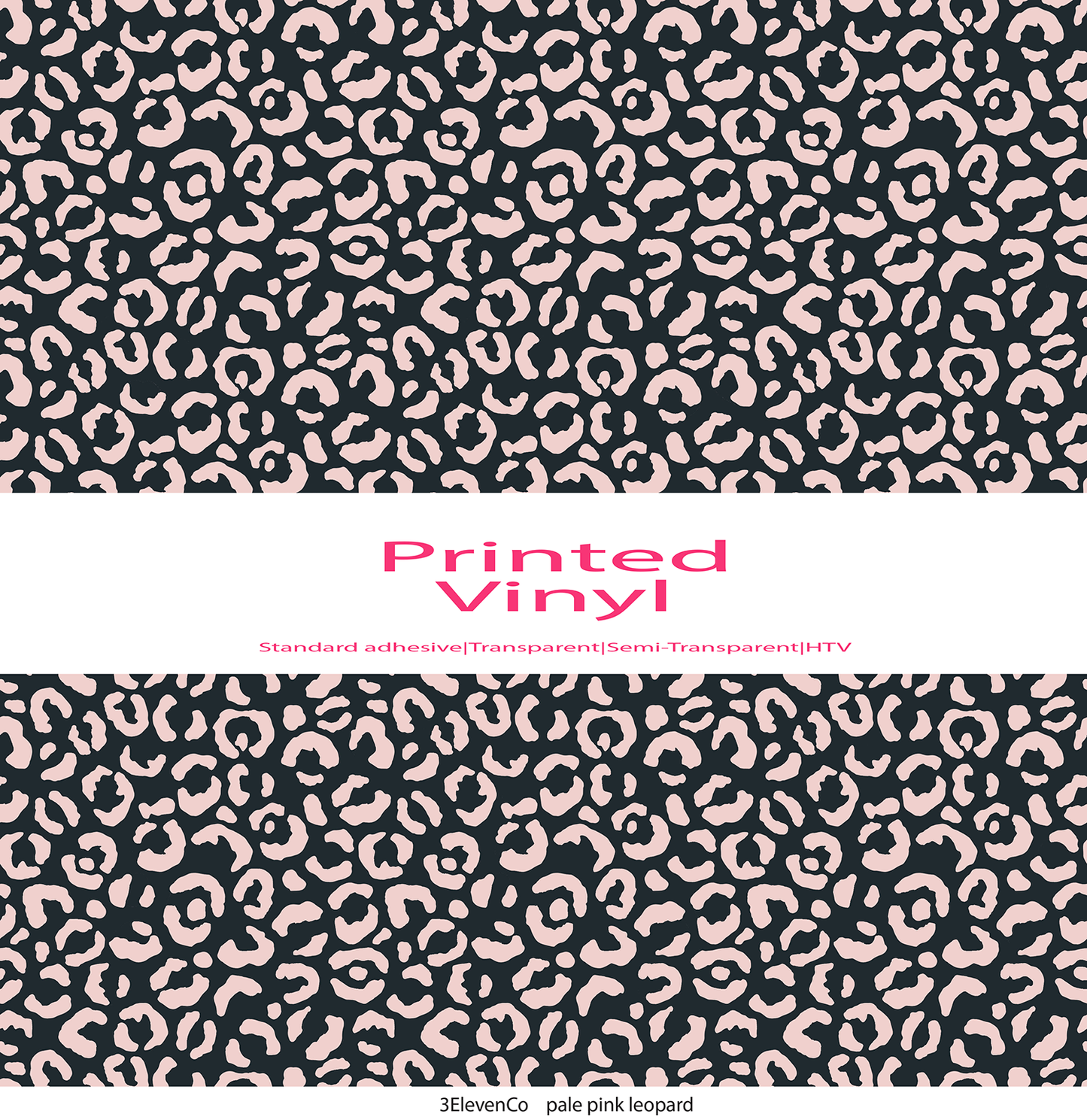 Pink leopard vinyl sheet