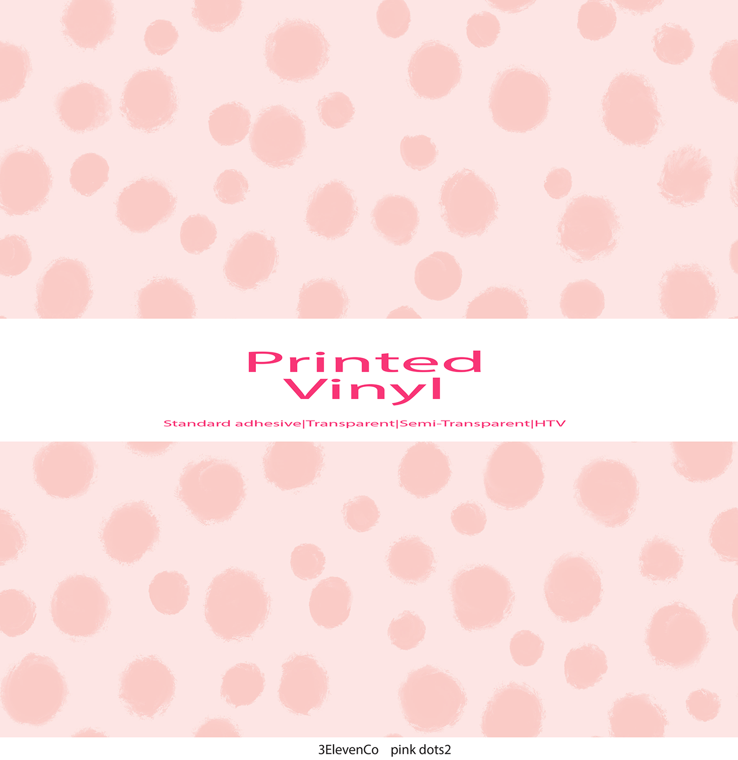 Pink dots vinyl sheet