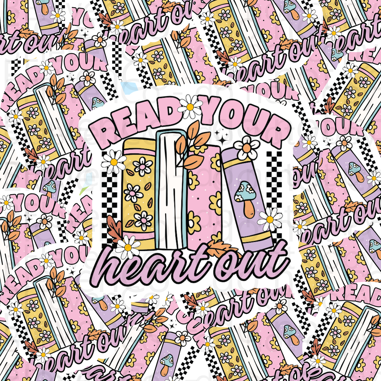read your heart out vinyl sticker