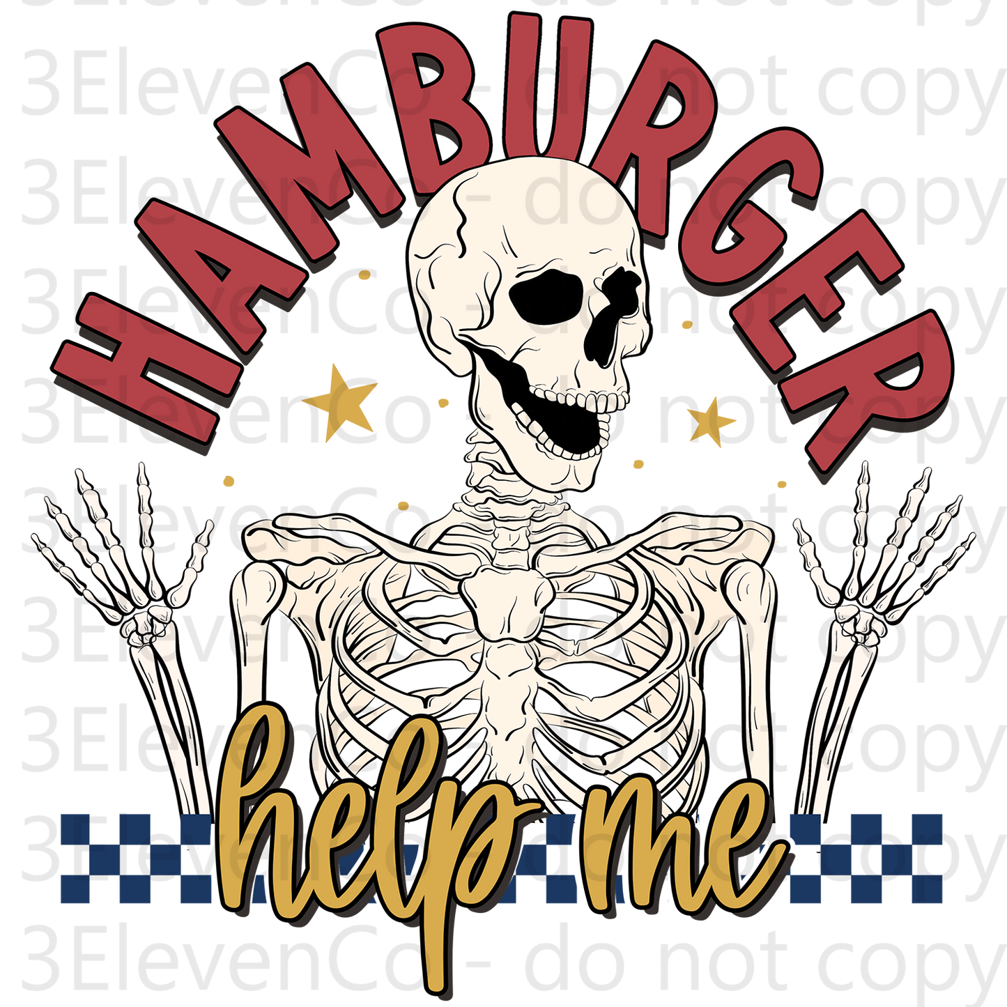 sc 2024 hamburger help me UV DTF decal | DTF print