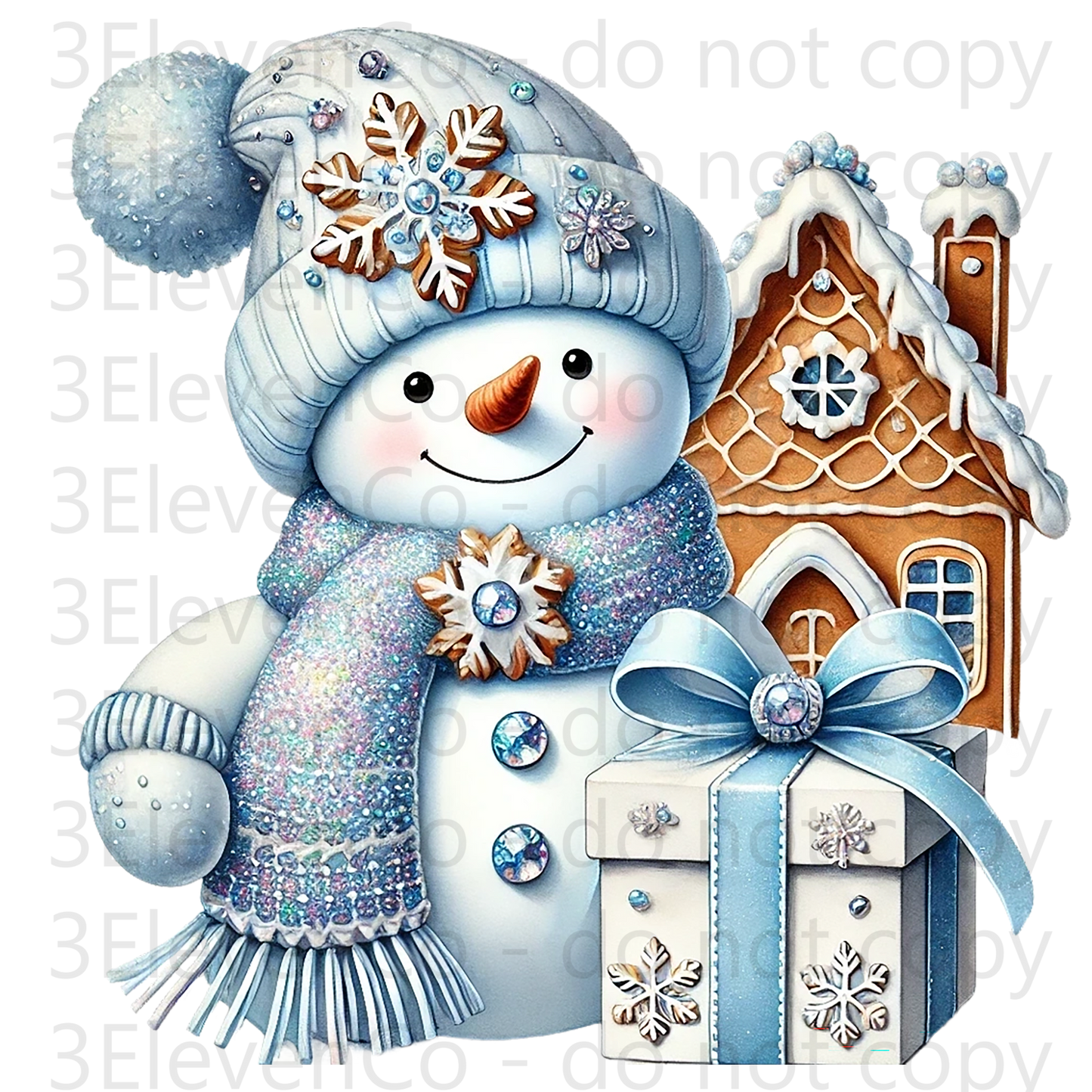 2024 stacey's winter bears UV DTF decal