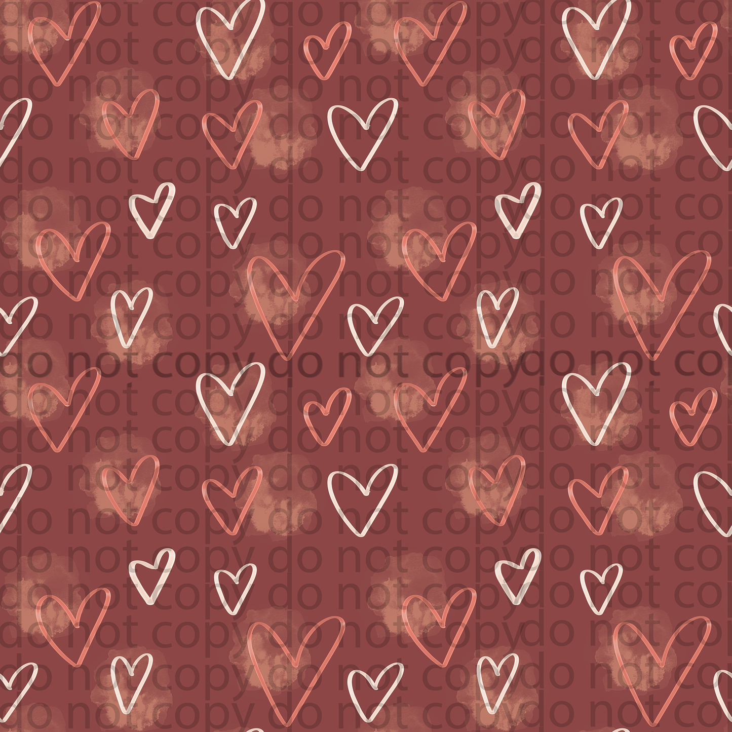 MBMM Boho hearts vinyl sheet